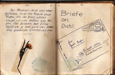 Seite aus dem Tagebuch